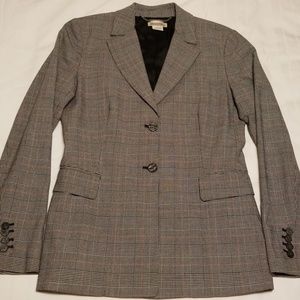 Michael Kors Plaid Blazer sz 6